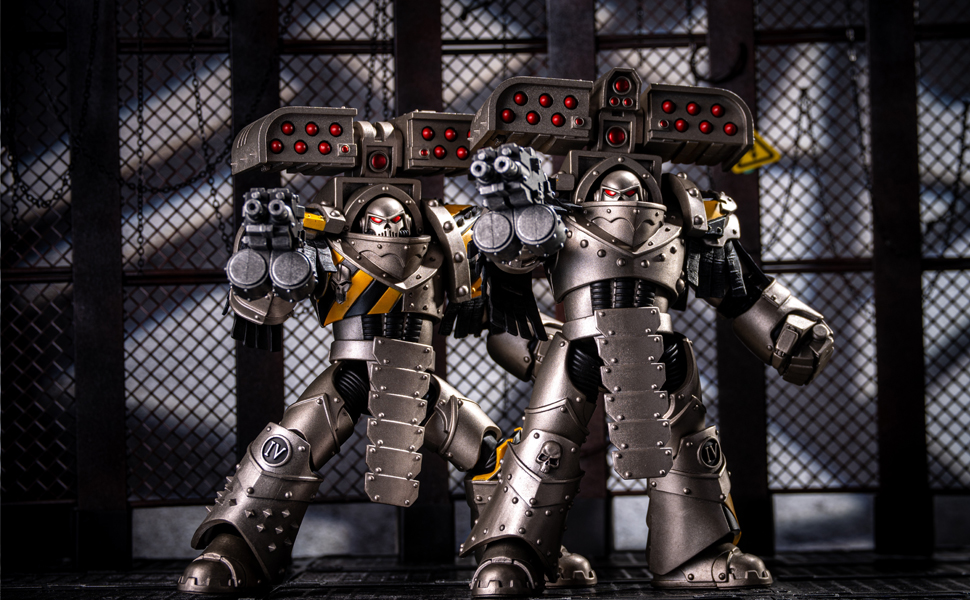 Amazon.com: JOYTOY Warhammer The Horus Heresy lron Warriors Tyrant